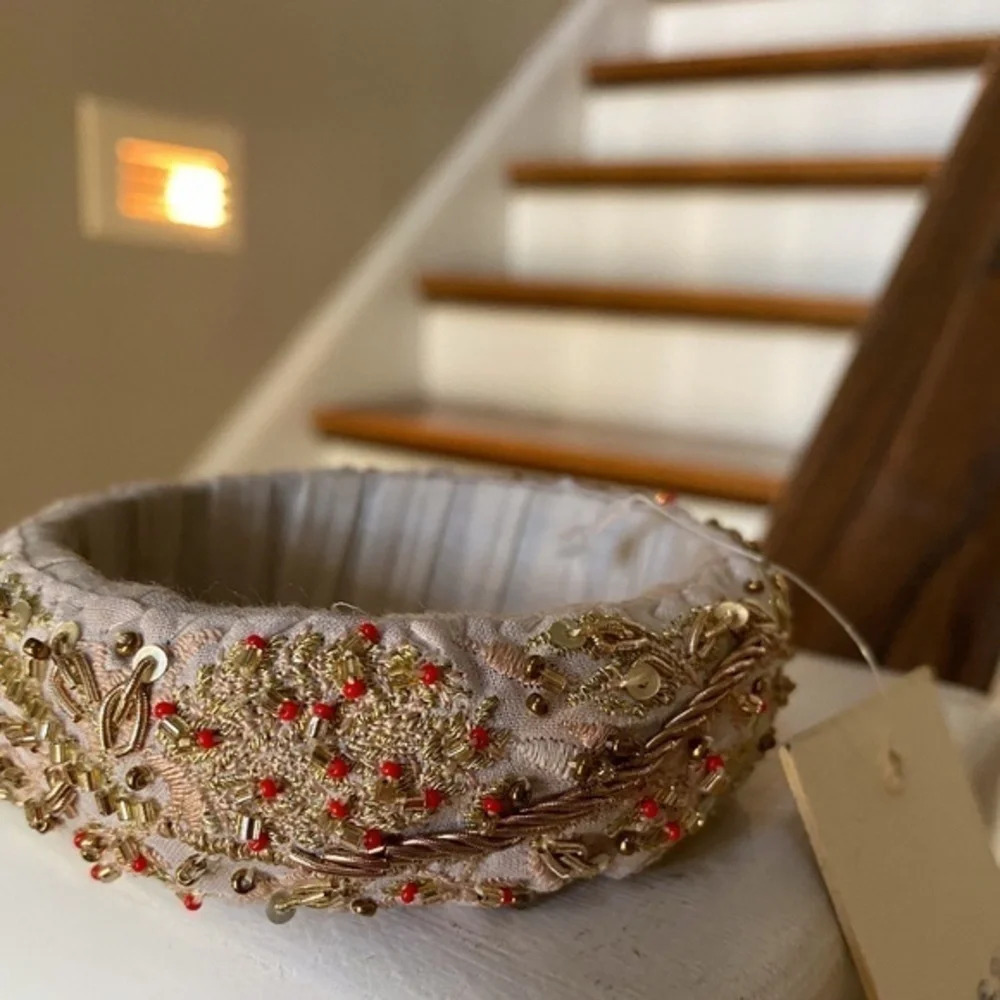 Anthropologie Embellished Bangle Bracelet